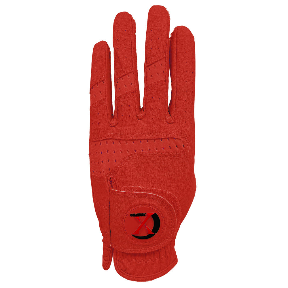 XEIR PRO Men's Premium All Weather Golf Gloves Full Color Worn on Left (4 of Pack)