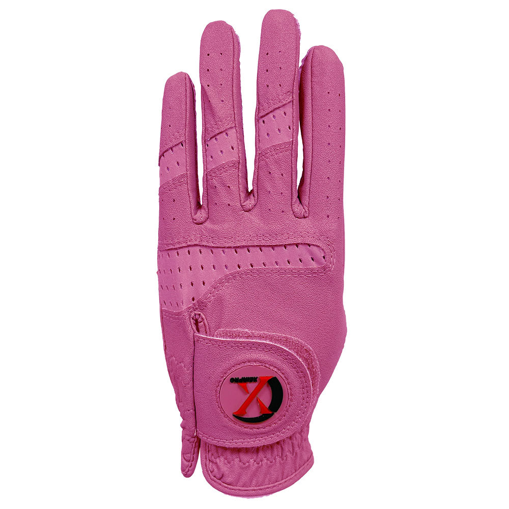 XEIR PRO Women's Premium All Weather Golf Gloves Full Color Worn on Right (4 of Pack)